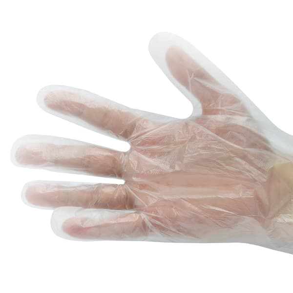 Plastikhandsker 100 stk. størrelse 'M'