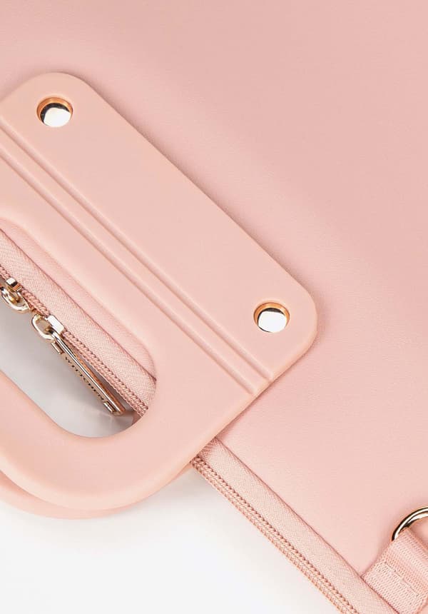 Wittchen Dam 15" Laptopväska i Imitationsläder Rosa