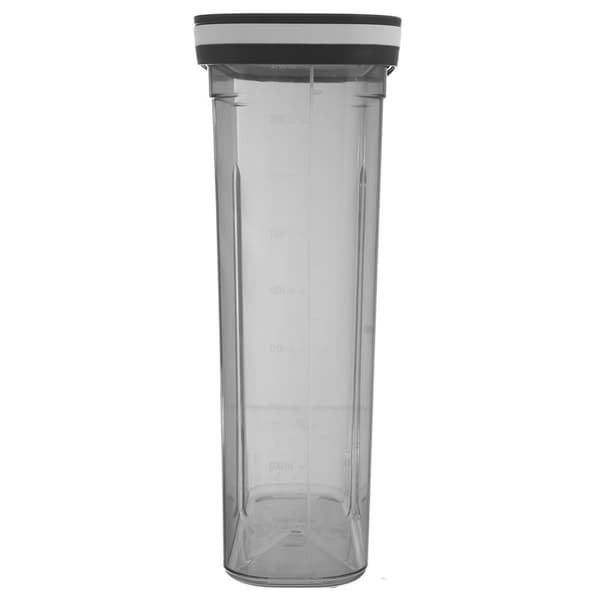 Behållare för torrvaror med dispenser grå 2,7 l