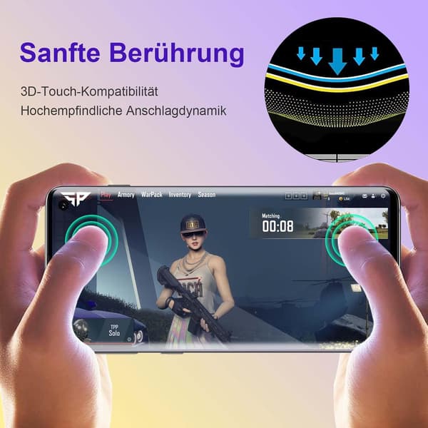 2x 9H HÄRDAT GLAS FÖR SAMSUNG GALAXY S10 SKYDDANDE, SOLID OCH HÅLLBART