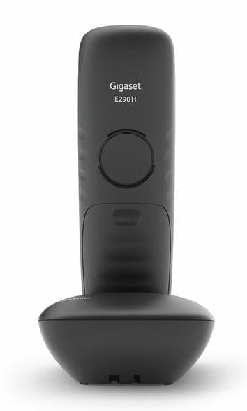 Gigaset E290 — fast telefon, svart