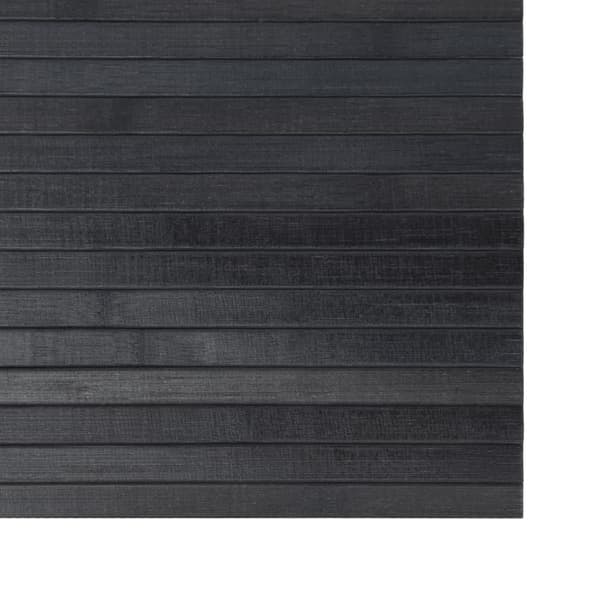 vidaXL Suorakulmainen matto, harmaa, 60x100 cm, bambu