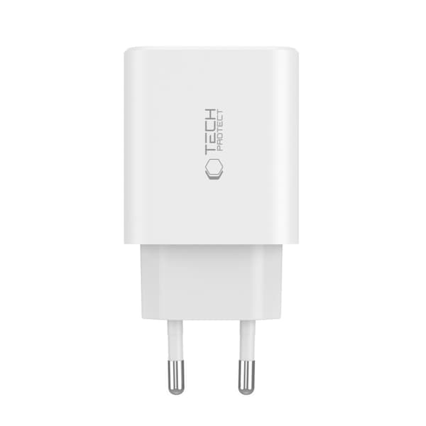 TECH-PROTECT NC30W 3-PORTS NETVÆRKSOPLADDER PD30W/QC3.0 SORT