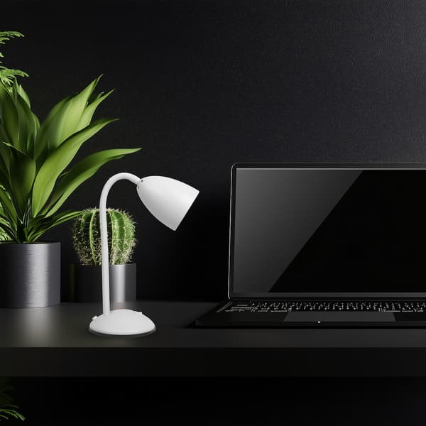 BORDLAMPE LOGIC 1 E27 HVID MILAGRO ML1636