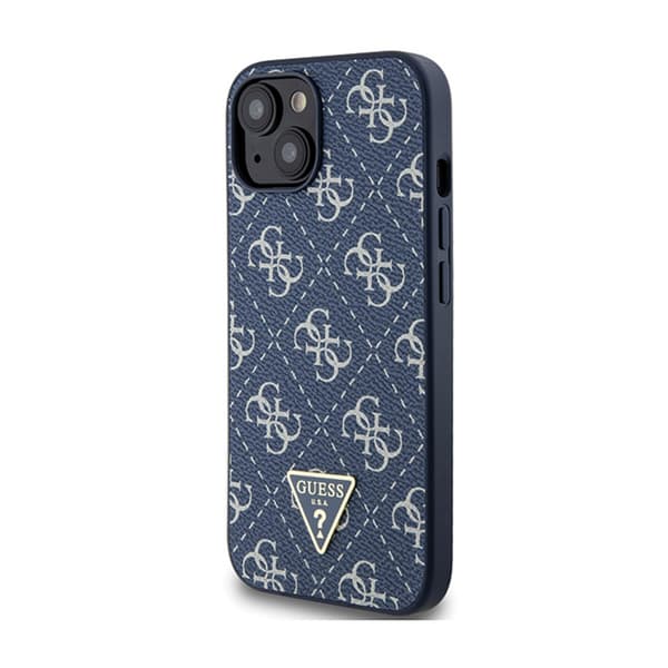 Guess 4G kolmiometallilogo - iPhone 15 Plus -kotelo (sininen)