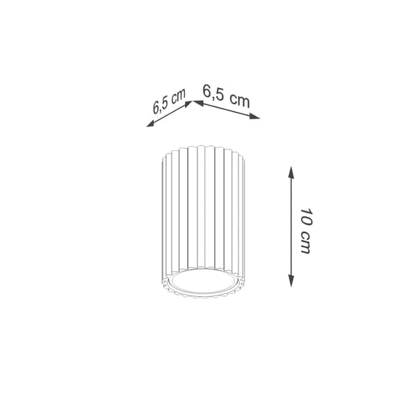 DOWNLIGHT AMBER 1 GU10 SORT ALU LUMILO 15.855.68