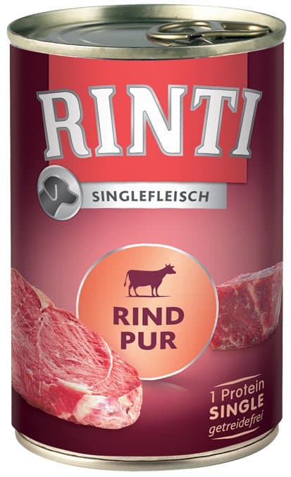 Rinti | Sensible Pur | 400g dåse - Oksekød 400g