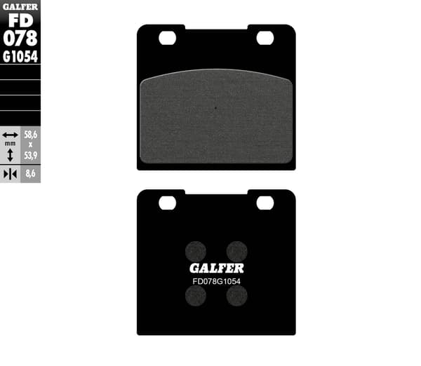 Galfer bromsbelägg KH103 semi-metallisk
