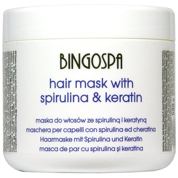 BINGOSPA Spirulina och Keratin hårinpackning