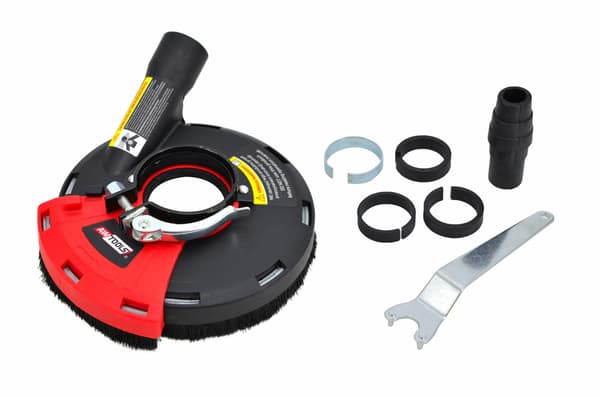 AWTOOLS DAMMUTSAGSKYDD FÖR SLIPNING 115-125 mm