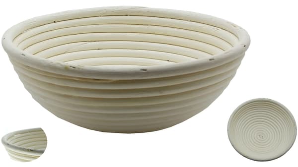RATANKORG FÖR JÄSNING AV PERFEKT BRÖD 23 CM