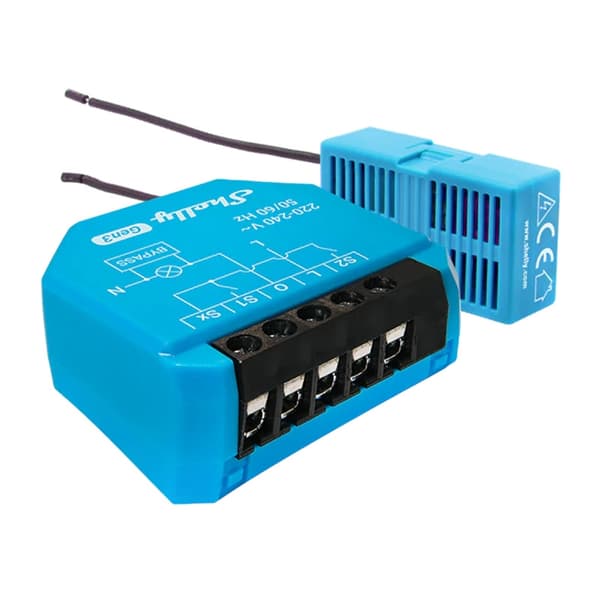 Shelly 1L Gen3 WiFi 1-kanals neutralfri lysstyringscontroller