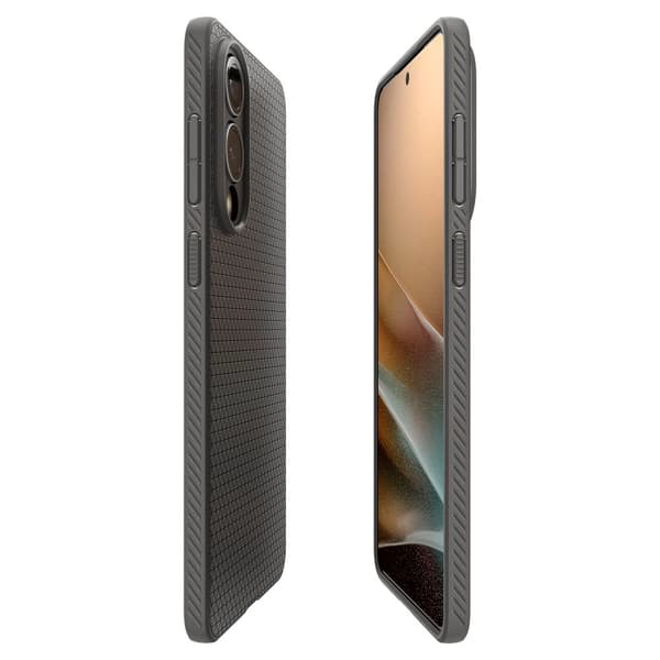 Spigen Liquid Air Cover til Samsung Galaxy S25 Edge - Grå