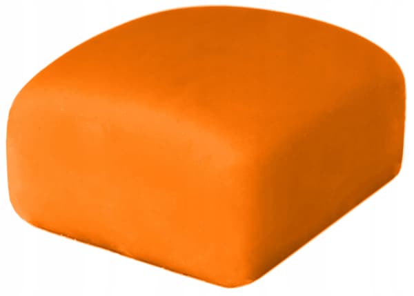 Ljusorange plastglasyr 250 g 1 förpackning