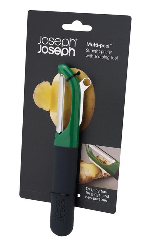 Joseph Joseph Multi-peel lige grøntsagsskræller + skrabekniv