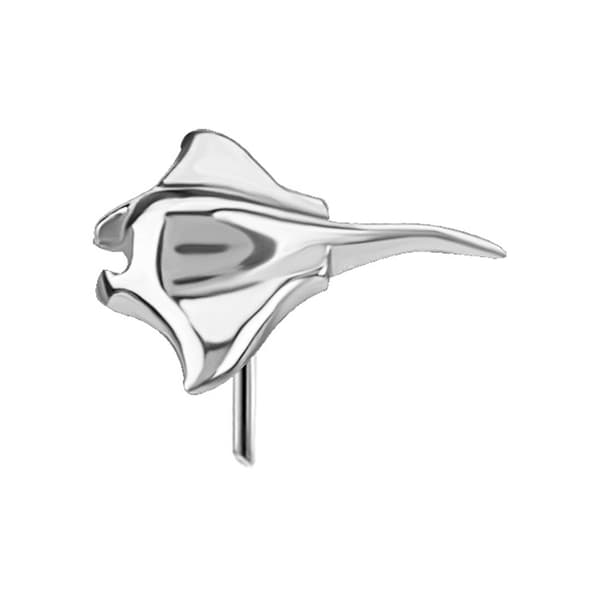 Indstiksmøtrik - stingray - sølv - PI-029