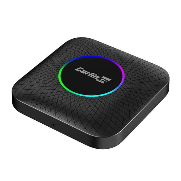 Carlinkit TBOX PLUS LED langaton sovitin, 4G/64G, Apple Carplay/Android Auto (musta)