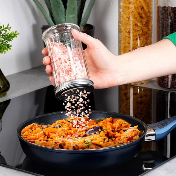 glas kryddbehållare med sil 350 ml