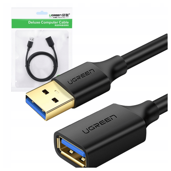 UGREEN US129 USB 3.0 förlängningskabel 1,5 m (svart)
