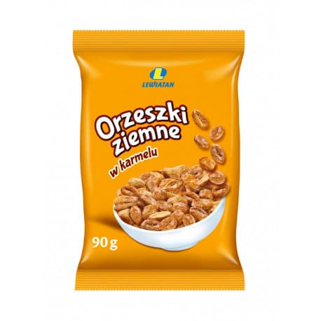 LEWIATAN JORDNØDDER I KARAMEL 90G