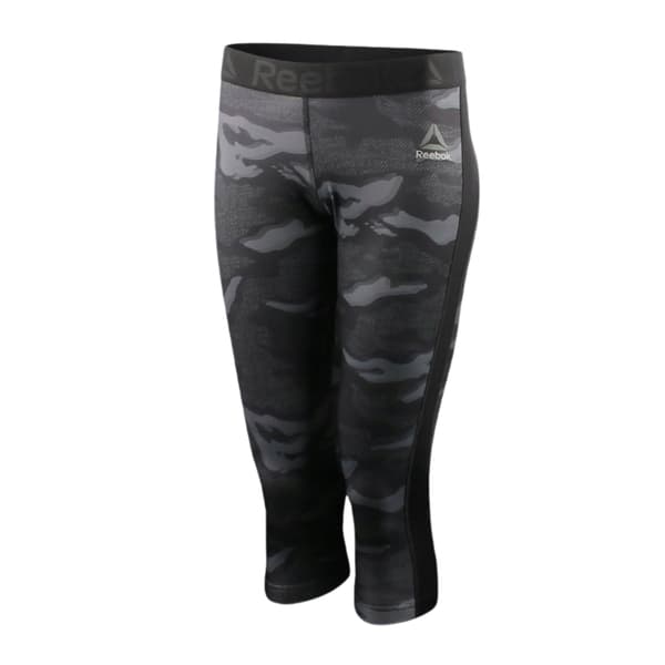 Reebok Workout-tights med print og 3/4-ærmer til kvinder