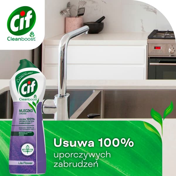 809835 CIF Mjölk Lila 650ml
