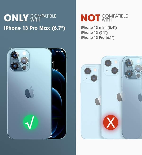 FODRAL TILL IPHONE 13 PRO MAX 6,7' TRANSPARENT FODRAL