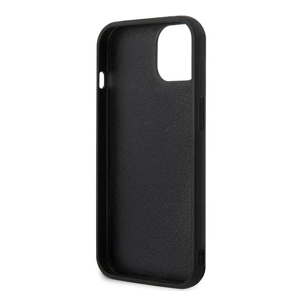 Karl Lagerfeld KLHCP13S3DKPK iPhone 13 mini 5.4 sort/sort hårdt cover Ikonik Patch