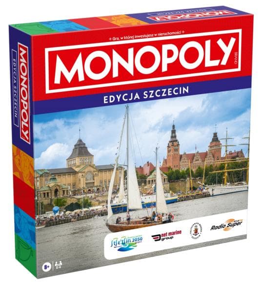 WINNING MOVES MONOPOLY -lautapeli Szczecin Edition Multicolor