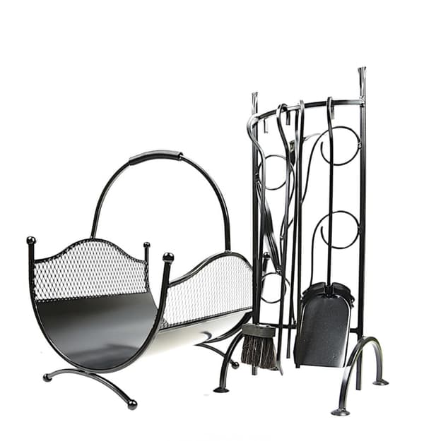 Träkorgset 121 Tillbehör 859 Svart