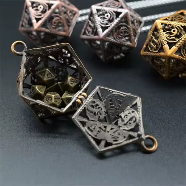 RPG Terninger Predator in the Underskoven Flydende Terninger D20 Terninger 3,5 cm
