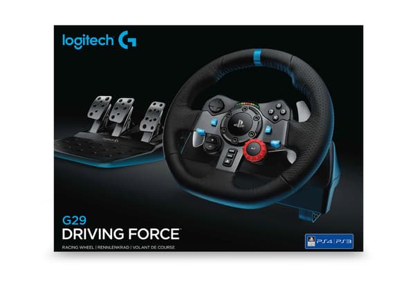 Logitech G29 -rattiohjain PC/PS3/PS4 musta