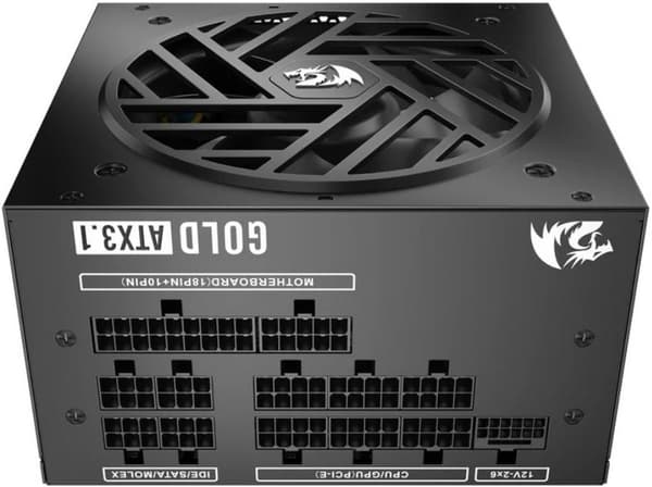 Redragon Master GC-MS03 1000W 80 Plus Gold ATX 3.1 Sort