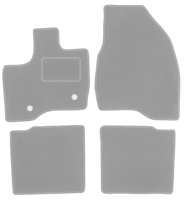 Grå bilmåtter til: Ford Explorer MK5 SUV (2010-2019)