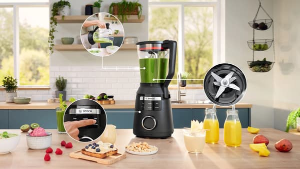 Bosch MMB6652B 1800W blender med kande, sort