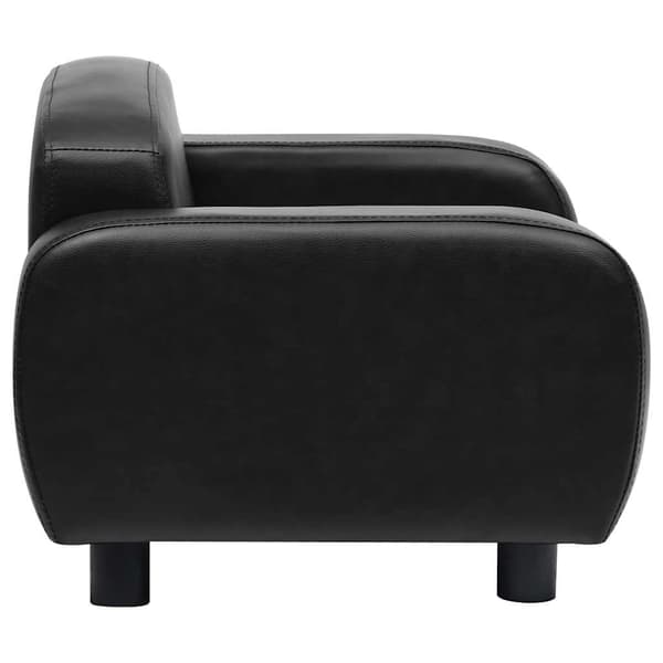 vidaXL hundesofa sort 80x50x40 cm kunstlæder
