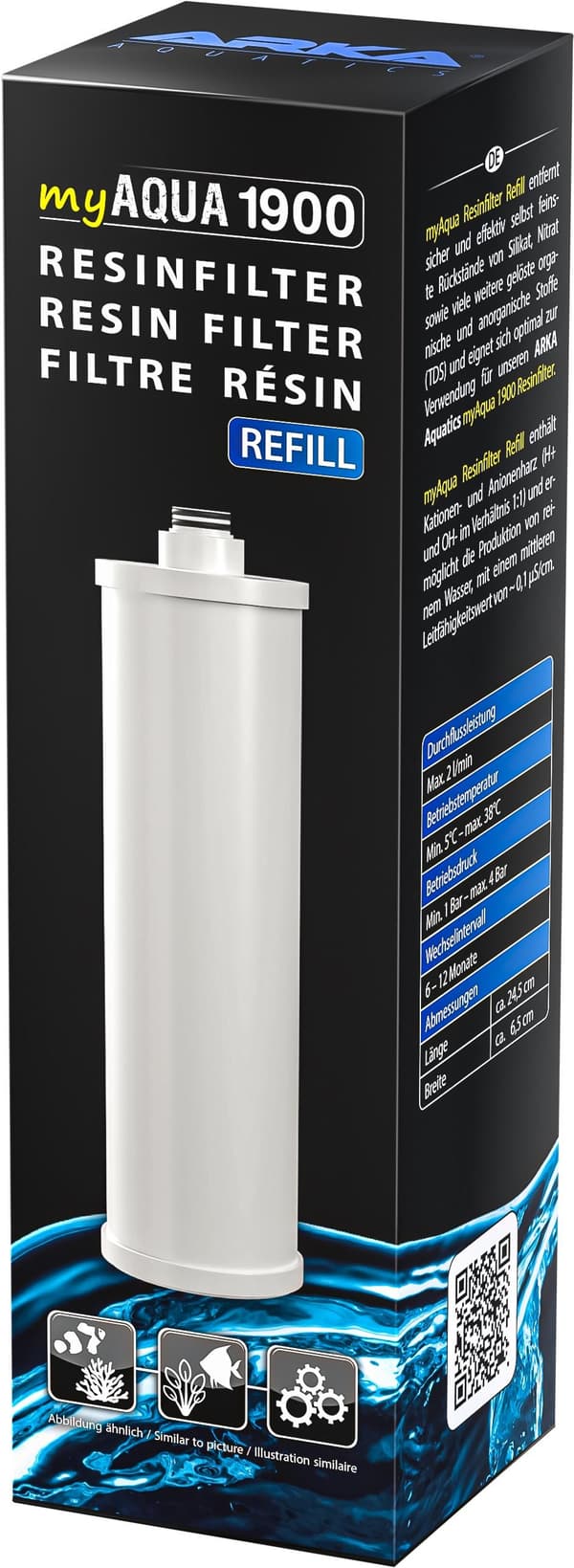 ARKA MYAQUA1900 H?RSFILTER P?FYLLNING