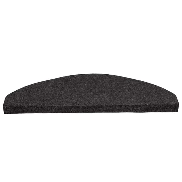 vidaXL selvklæbende trappemåtter 20 stk. sorte 65x22,5x3,5 cm