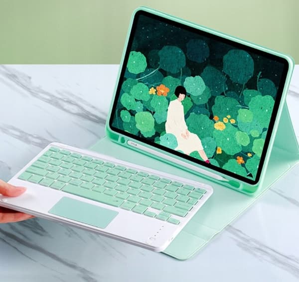 Tastatur-touchpad-etui til Apple iPad 10.2 7/8/9 generation