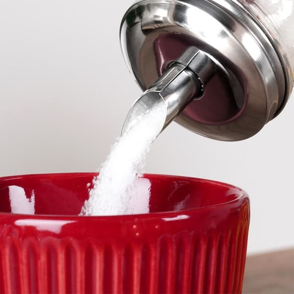 Sukkerskål med dispenser glas 190 ml
