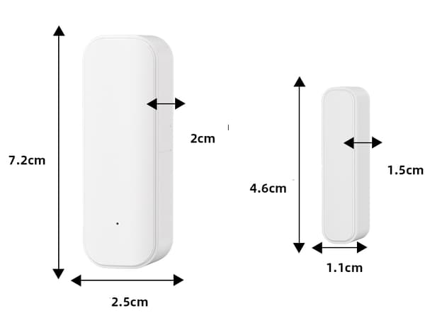 TUYA WiFi Dør/Vindue Åbnings-/Lukkesensor