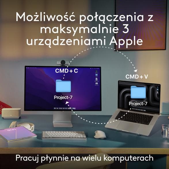 LOGITECH MX Keys S -näppäimistö- ja hiirisetti Macille
