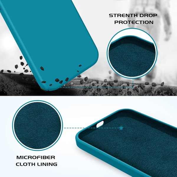FODRAL TILL APPLE IPHONE 12 PRO MAX MARINBLÅ SILIKON