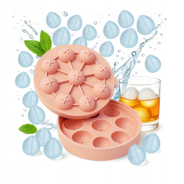 4x SILIKONISFORMAR TULPAN 3D-ISFORMAR DRYCKER JUICE