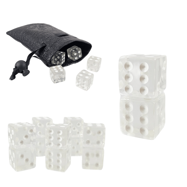 RPG Terning Usynlighedskappe Sekssidet D6 Terning 1,6 cm