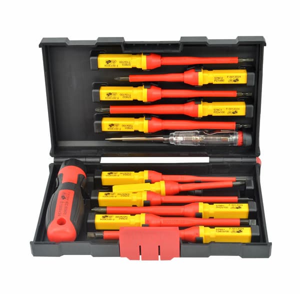 AWTOOLS 1000V VDE S2 eristetty ruuvimeisselisetti 13 osaa