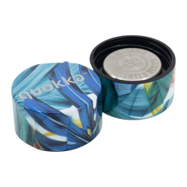 Quokka Solid - Termosflaska i rostfritt stål 510 ml (Color Jungle)
