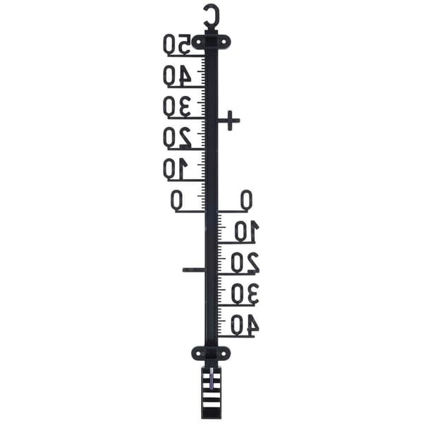 Ulkoilma lämpömittari musta 41 cm