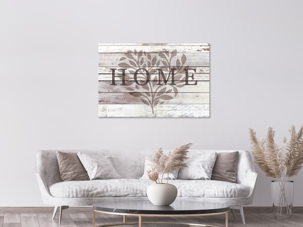 Poster - Beige alfabet
