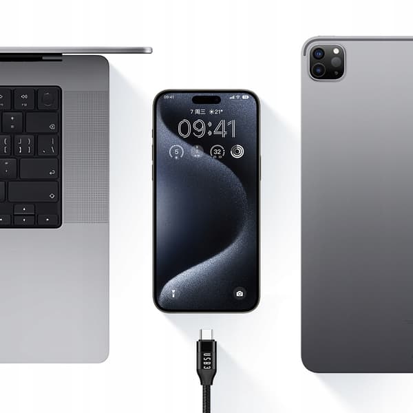 MCDODO USB-C-KABEL SNABBLADDNING FÖR MACBOOK USB TYP C 10 GBPS 100 W 4K 1 M